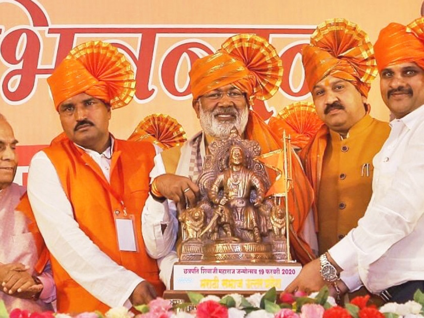 The slogan of 'Jai Bhavani-Jai Shivaji' roamed the Uttar Pradesh | लखनौमध्ये शिवजयंती : उत्तर प्रदेशात घुमला ‘जय भवानी-जय शिवाजी’चा नारा