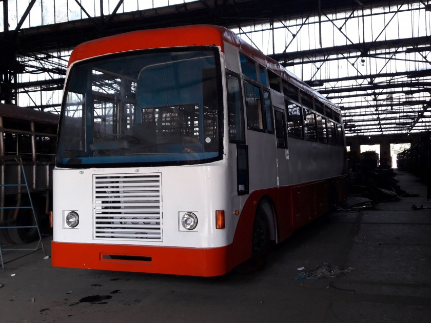 Final touch to Steel Body's 'ST'; The first bus in the Aurangabad division will soon be in the service of the passengers | स्टील बॉडीच्या ‘एसटी’ने घेतला आकार; औरंगाबाद विभागातील पहिली बस लवकरच प्रवाशांच्या सेवेत