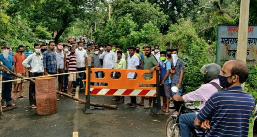 Goa’s border gates open but Maharashtra’s border checkposts remain closed | सिंधुदुर्ग जिल्हा प्रशासनाच्या सुस्त कारभारामुळे सातार्डा, आरोंदा महाराष्ट्र बॉर्डरवर अडवणूक