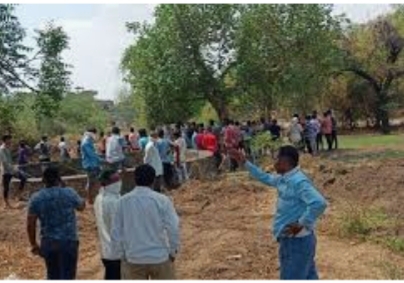 Breaking; Incident of suicide in Alegaon Shivara; Mother and two children drowned | Breaking; आलेगाव शिवारात आत्महत्येची घटना; आईसह दोन मुलांचा पाण्यात बुडून मृत्यू