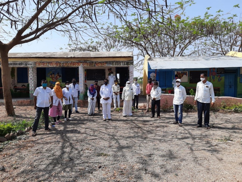 Covid vaccination in Bokte area | बोकटे परिसरात कोविड लसीकरण