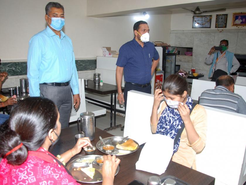 Jadhav, Pandey's inspection tour on Nashik Road | जाधव, पाण्डेय यांचा नाशिक रोडला पाहणी दौरा