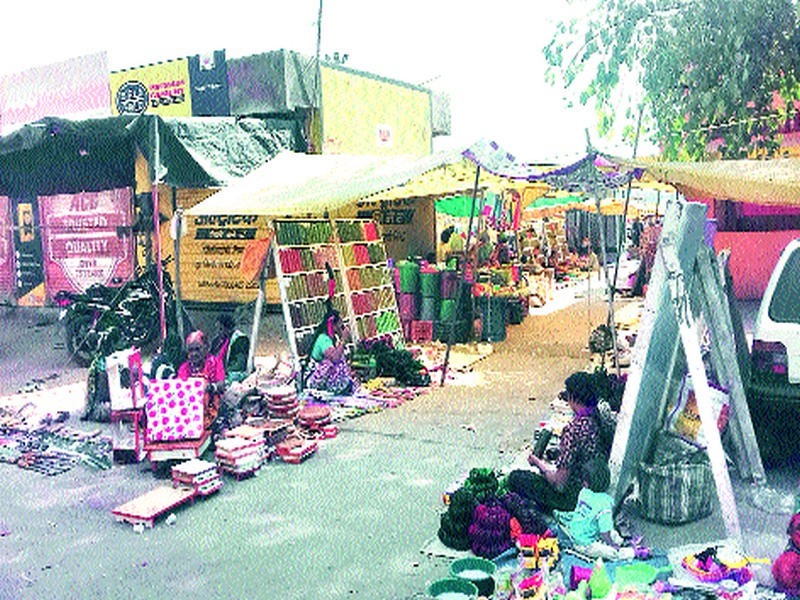  Weeks of Bhagur city increased the scope of the market | भगूर  शहरातील आठवडे बाजाराची व्याप्ती वाढली