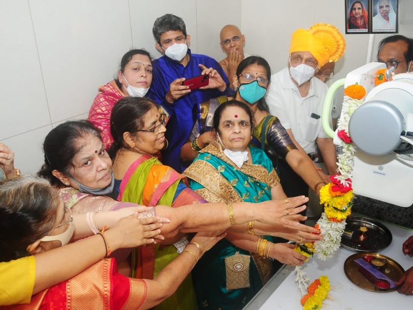 Digital X-ray launch at Bhagwan Mahavir Seva Hospital | भगवान महावीर सेवा रुग्णालयात डिजिटल एक्स-रे शुभारंभ