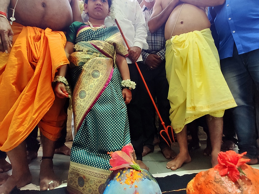 Trimboli Yatra-Ambabai-Trimboli visit passed peacefully | Navratri 2020-शांततेत पार पडली त्र्यंबोली यात्रा-अंबाबाई-त्र्यंबोलीची भेट
