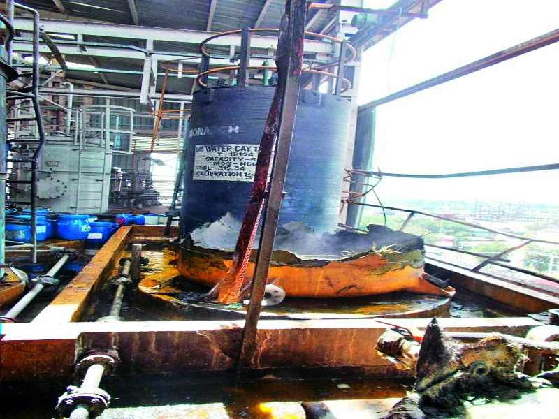The explosion blast once again in the Kurumbh Industrial Estate | स्फोटाने कुरकुंभ औद्योगिक वसाहत पुन्हा हादरली