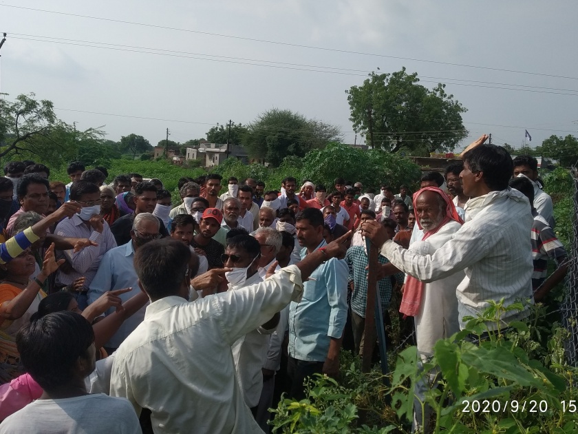 Dispute over burial place at Jamthi | जामठी येथे अंत्यविधीच्या जागेवरून वाद