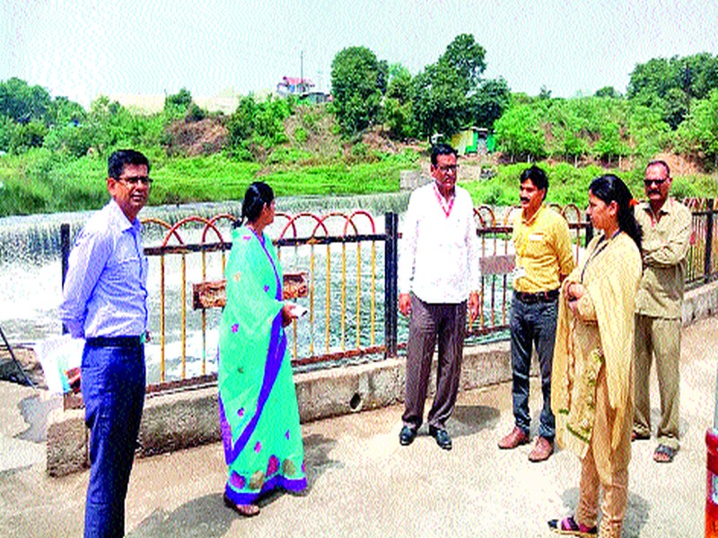 Arrange arrangements for statue collection on ITI pool ghat | आयटीआय पूल घाटावर मूर्ती संकलनासाठी व्यवस्था