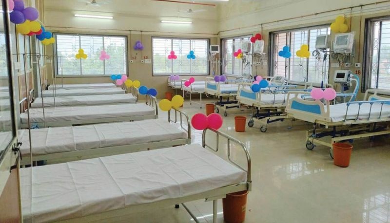 Corona virus in Washim: Separate facility of 125 beds for children | Corona virus in Washim : बालकांसाठी १२५ खाटांची स्वतंत्र सुविधा