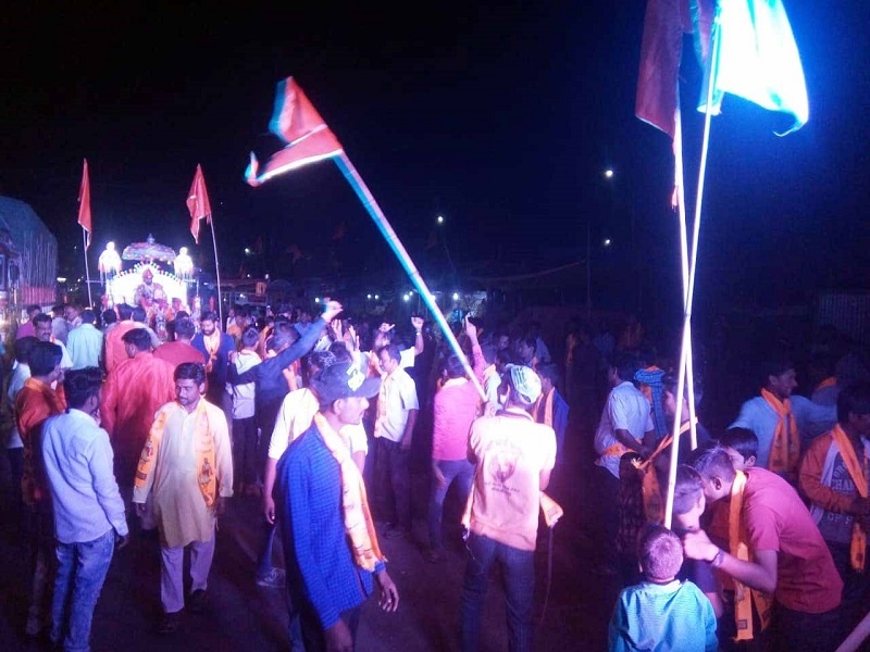  Shivajayanti celebrated in the metropolitan city of Jalgaon | वाळूज महानगरात शिवजयंती साजरी