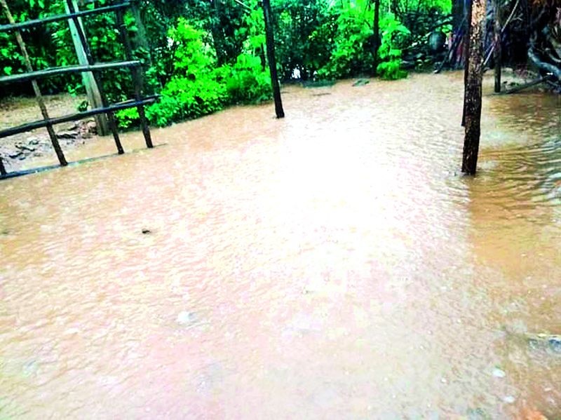 Rain showers in the district after fortnight | जिल्ह्यात पंधरा दिवसांनंतर बरसल्या पावसाच्या सरी