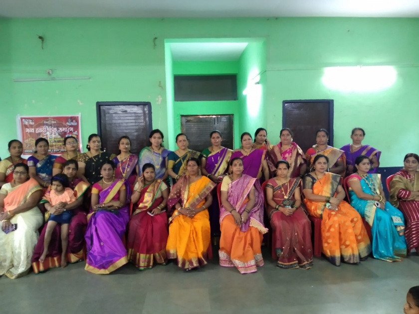  Igatpuri Haldi Kunku on behalf of Shiv Sena Women's Front | इगतपुरीत शिवसेना महिला आघाडीच्या वतीने हळदी कुंकू