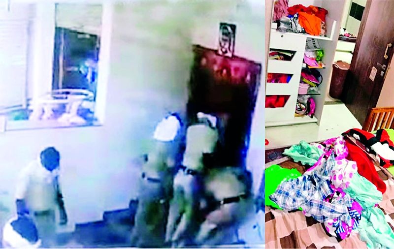 Police raid Sarpanch's house | सरपंचाच्या घराची पोलिसांकडून झडती