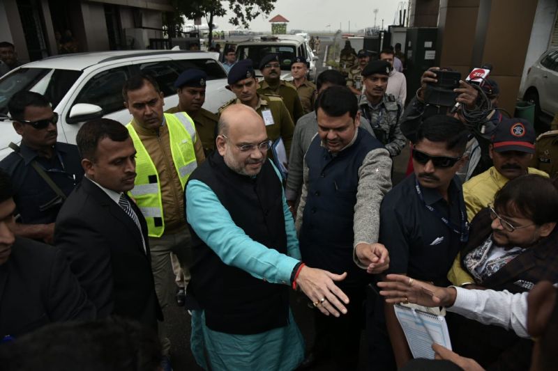 Amit Shah's arrival in Nagpur | अमित शाह यांचे नागपुरात आगमन