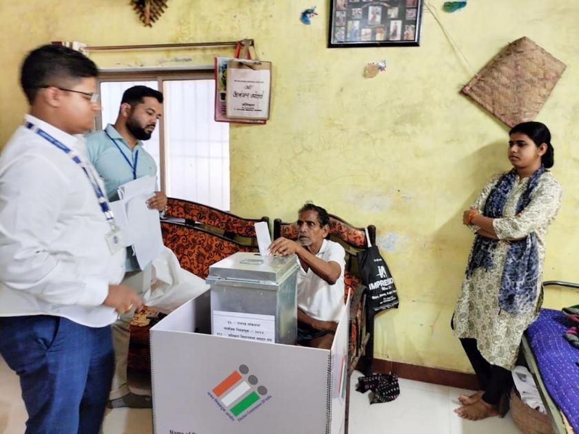 256 people voted at home in Alibag Murud Assembly Constituency | अलिबाग मुरुड विधानसभा मतदार संघात २५६ जणांनी केले गृह मतदान