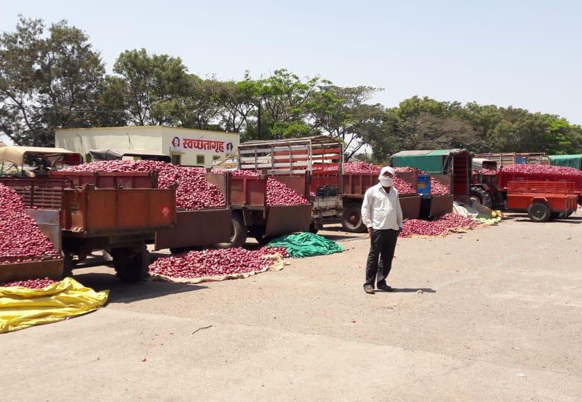  Lasalgavi onion market jam | लासलगावी कांदा बाजारपेठ ठप्प