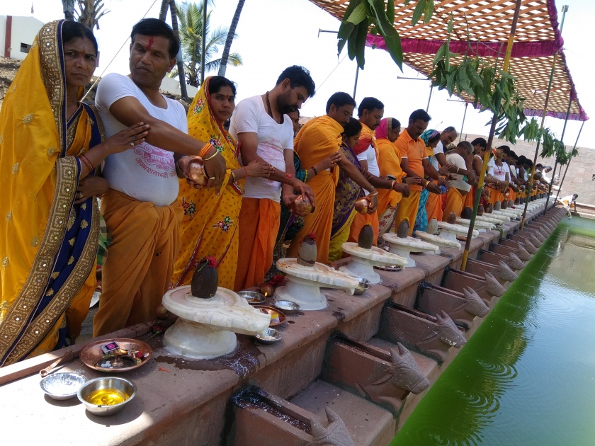 Shivshaswam Function in 'Jansanti Dham' at Ojhar | ओझरच्या ‘जनशांती धाम’मध्ये शिवोत्सव सोहळा