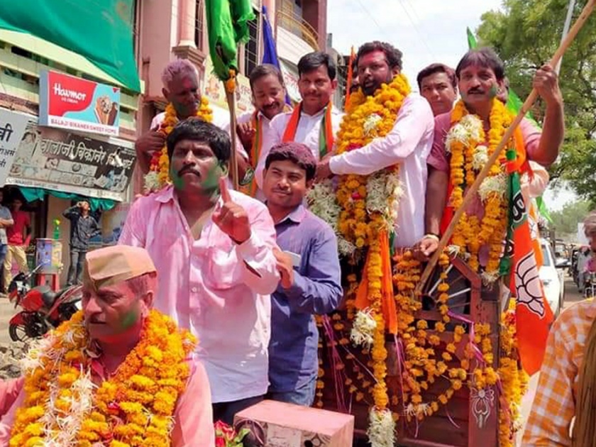Parbhani: One-sided victory of BJP's Sakhhari Patil in Manavat | परभणी : मानवतमध्ये भाजपचे सखाहरी पाटील यांचा एकतर्फी विजय
