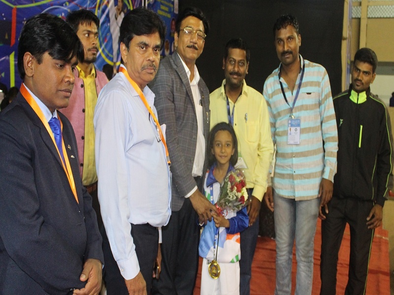 Anukkela Gold of Aurangabad in National Taekwondo Championship | राष्ट्रीय तायक्वांदो स्पर्धेत औरंगाबादच्या अनुष्काला सुवर्ण
