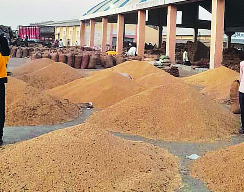 Record inflow of soybean in Washim district market committees | वाशिम जिल्ह्यातील बाजार समित्यांमध्ये सोयाबीनची विक्रमी आवक