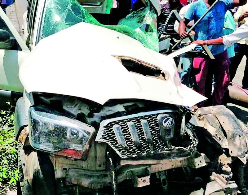 Three killed in an accident at Wani | वणी येथे अपघातात तीन ठार