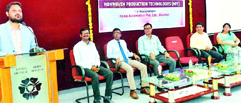 'Non Oven Production Technology' workshop at Jawaharlal Darda Engineering College | जवाहरलाल दर्डा अभियांत्रिकी महाविद्यालयात ‘नॉन ओव्हन प्रोडक्शन टेक्नॉलॉजी’ कार्यशाळा