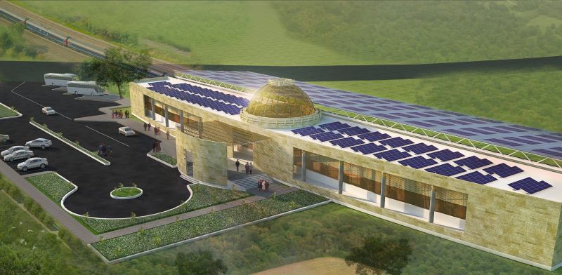 Nagpur Metro's new-airport station based on Sanchi Buddhist stupa | नागपूर मेट्रोचे न्यू-एयरपोर्ट स्टेशन सांची बौद्ध स्तूपाच्या धर्तीवर