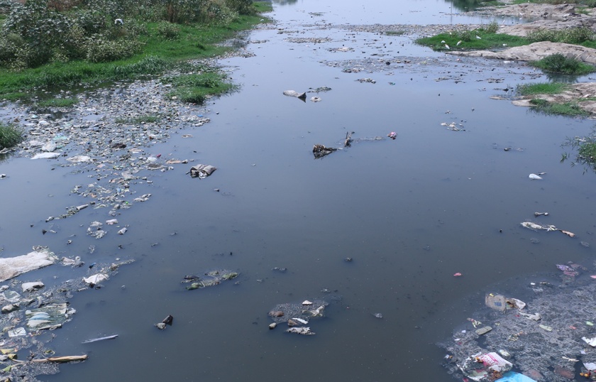 Cleanliness of 'pointers' before the monsoon in Beed | बीडमध्ये पावसाळ््यापूर्वी ‘बिंदुसरा’ची स्वच्छता