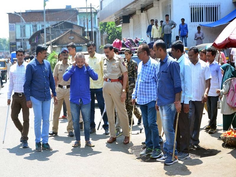 Police arrested Bhatrakali serial criminals 'terror' | भद्रकालीतील सराईत गुन्हेगार ‘दहशत’ यास पोलिसांनी ठोकल्या बेड्या