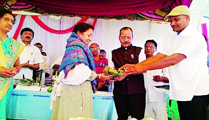Bidkar's felicitation at the hands of the Guardian Minister | बेदरकर यांचा पालकमंत्र्यांच्या हस्ते सत्कार