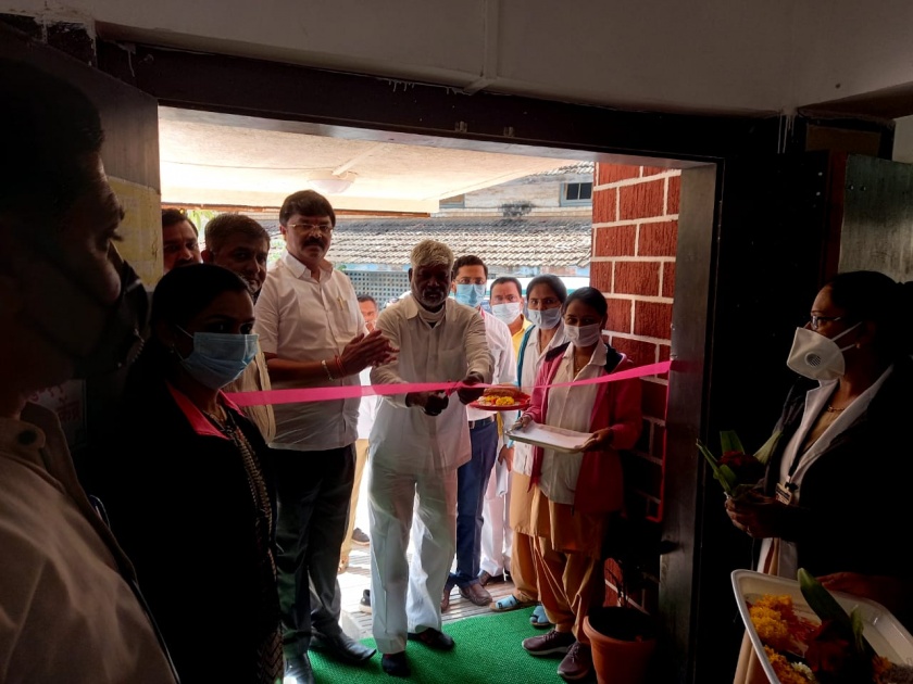 Launch of Corona Vaccination Center in Satana | सटाण्यात कोरोना लसीकरण केंद्राचा शुभारंभ