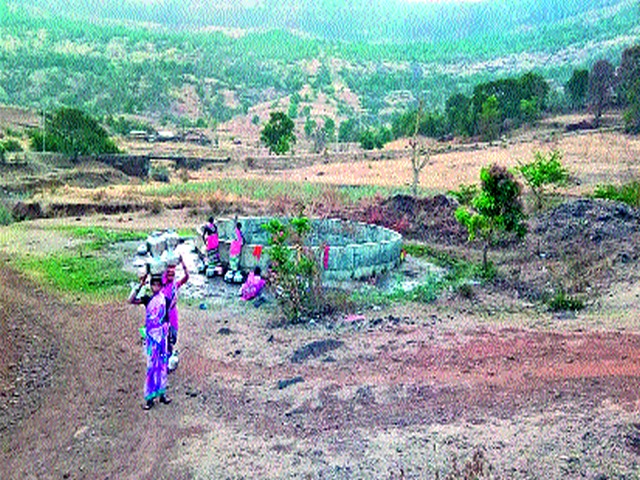 Water scarcity crisis in Trimbakeshwar taluka is dark | त्र्यंबकेश्वर तालुक्यात पाणीटंचाईचे संकट गडद