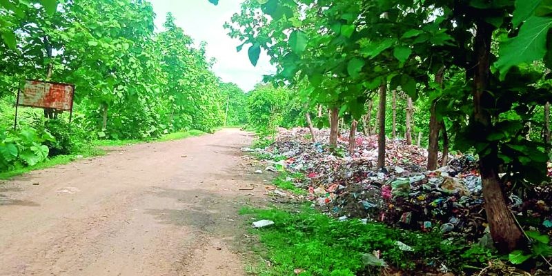 The waste of Butibori Industrial Estate in Nagpur in the Veena river | नागपुरातील बुटीबोरी औद्योगिक वसाहतीचा कचरा वेणा नदीत