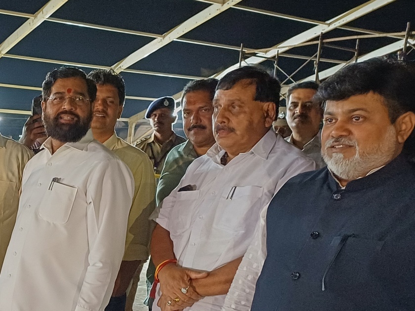 Chief Minister Eknath Shinde reviewed the political situation in Kolhapur and Hatkanangle constituencies | मुख्यमंत्र्यांची कोल्हापुरात रात्री उशिरापर्यंत खलबते, दोन्ही मतदारसंघांचा घेतला आढावा