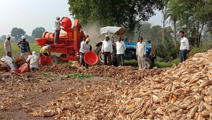 Accelerate agricultural work in Bhadgaon taluka | भडगाव तालुक्यात शेती कामांना वेग