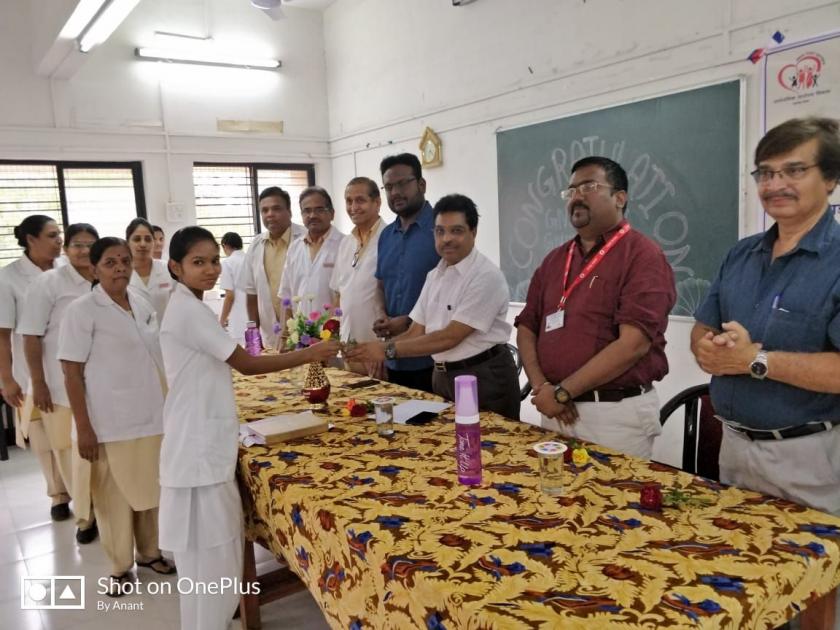  District Hospital's recruitment training college's Rituja Ghasle is the first in the state | जिल्हा रुग्णालयातील परिचारीका प्रशिक्षण महाविद्यालयाची ऋतुजा घुसळे राज्यात प्रथम