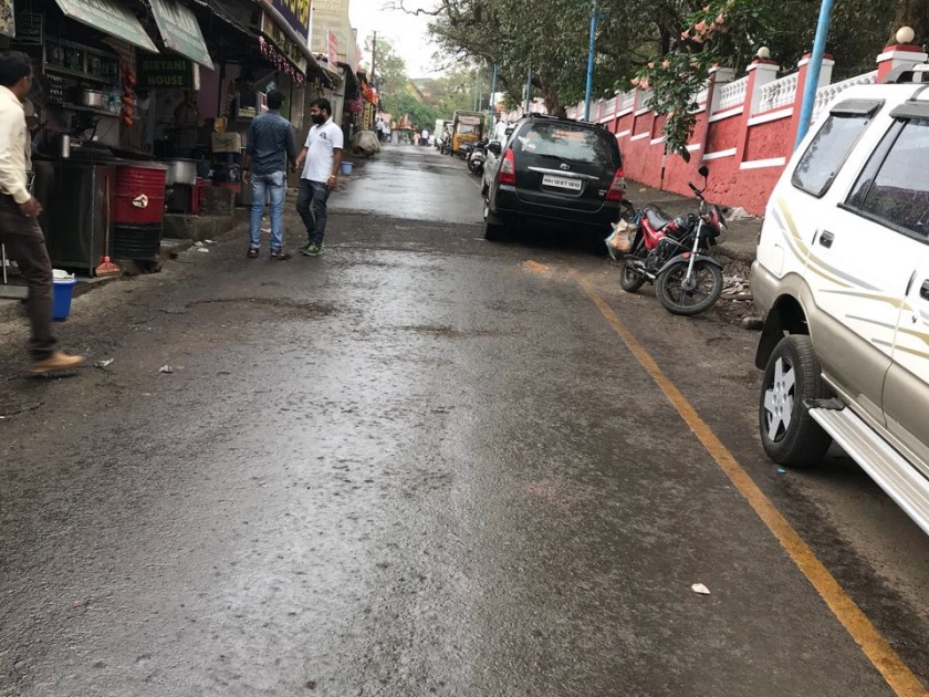 Maharajleshwar rain fall in the rainy season! | महाराष्ट्राची चेरापुंजी महाबळेश्वरात रिमझिम पावसाची हजेरी !