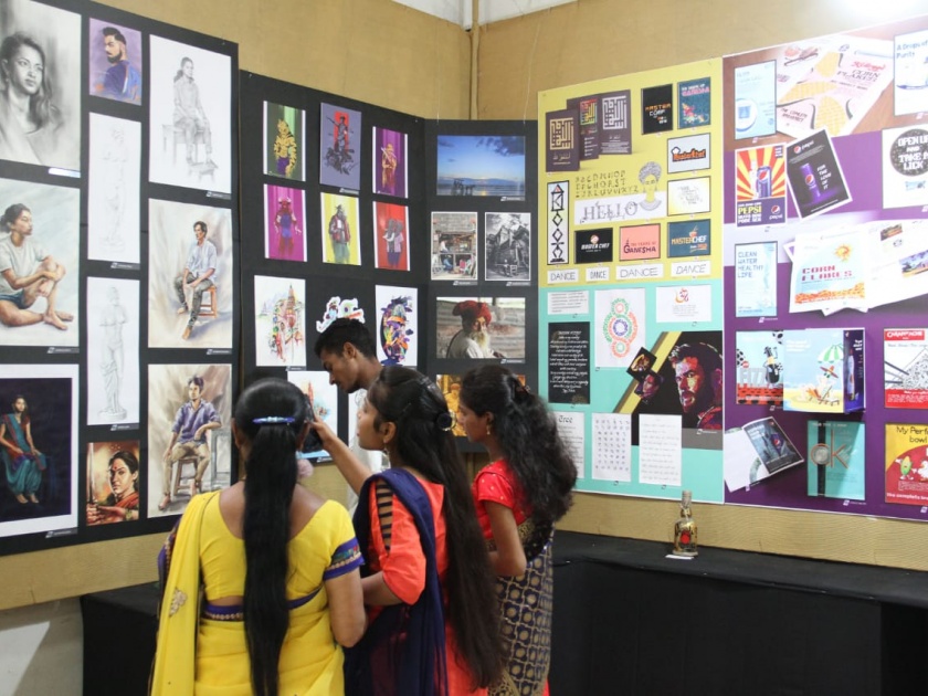 Starts at Kalaniketan's annual art exhibition | ‘कलानिकेतन’च्या वार्षीक कलाप्रदर्शनास प्रारंभ