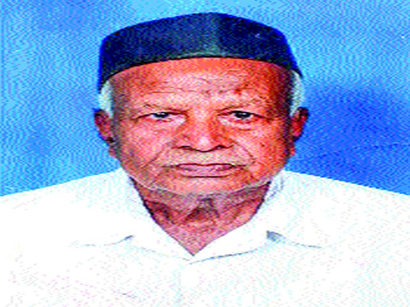  Senior freedom fighter Pundalik Jadhav of Kalvan died | कळवणचे ज्येष्ठ स्वातंत्र्यसैनिक पुंडलिक जाधव यांचे निधन
