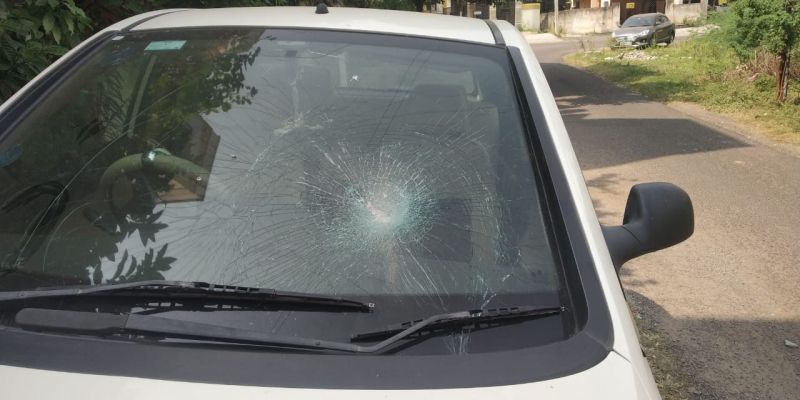 social troublemakers in Nagpur; Vehicle vandalism | नागपुरात समाजकंटकांचा हैदोस; वाहनांची तोडफोड 