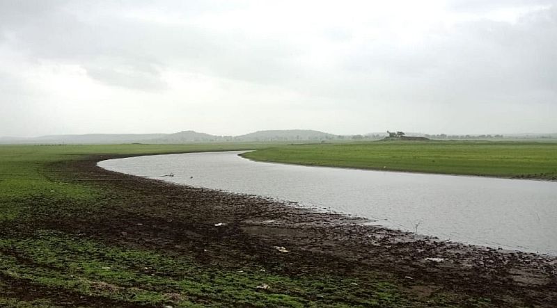 katepurna dam dried up; no water in catchment area | महान धरणाचे पाणलोट क्षेत्र पडले उघडे