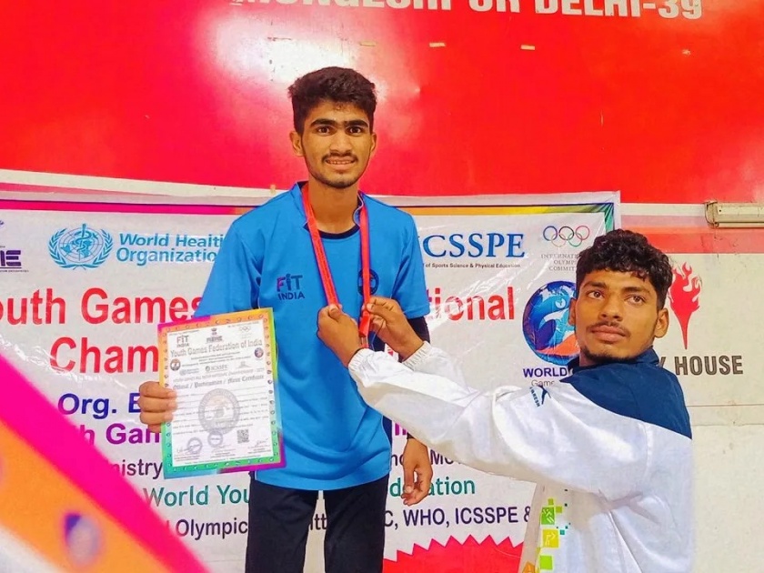 Ganesh Walke wins gold in athletics | गणेश वाळके याला ॲथलेटिक्समध्ये सुवर्णपदक