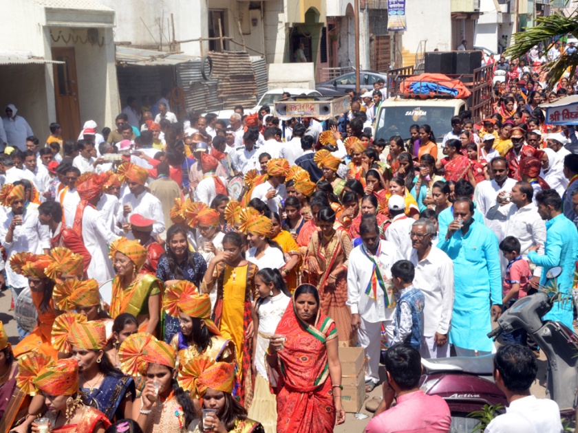 The enthusiasm of Lord Mahavir Jayanti | भगवान महावीर जयंती उत्साहात
