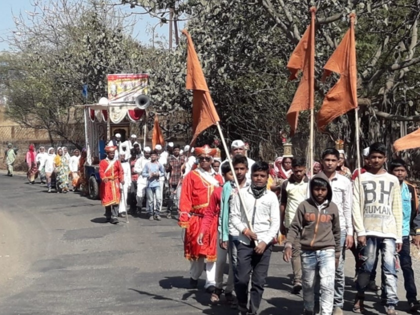 Nandurvadya reached Dindhi at Trimbakeshwar | नांदूरवैद्य पायी दिंडीचे त्र्यंबकेश्वरकडे प्रस्थान