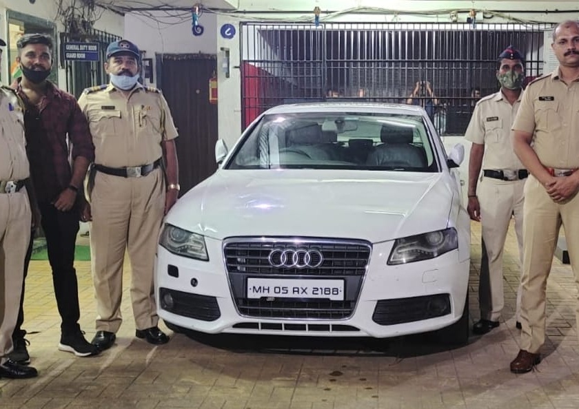 Audi car stolen from Thane by Thane police | मध्य प्रदेशातून ठाणे पोलिसांनी मिळवून दिली अपहारातील ऑडी कार