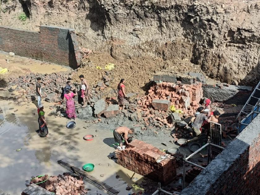 3 women workers unfortunately died in an accident when a wall collapsed during construction at Manvel Pada in virar  | हृदयद्रावक! विरारमध्ये भिंत कोसळून ३ महिला कामगारांचा मृत्यू; २ सख्या बहिणींचा समावेश