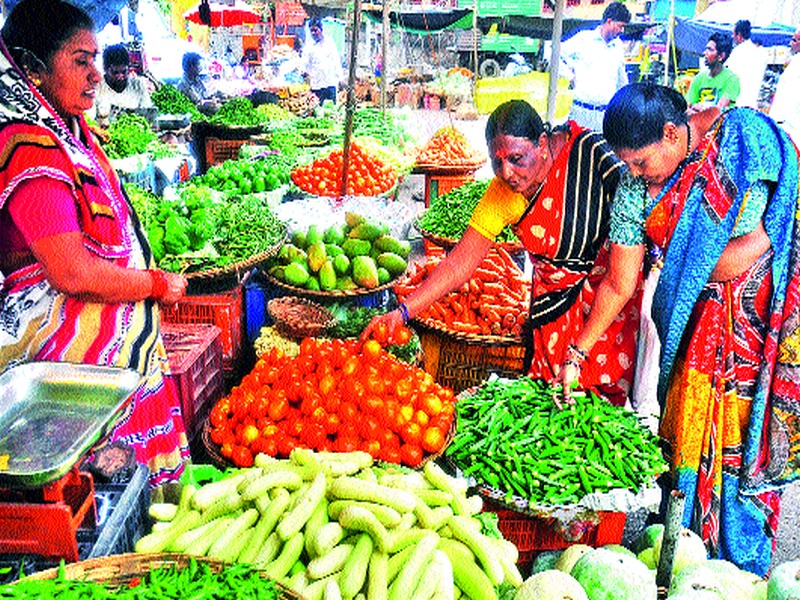  Re-encroachment in Godaghat vegetable market | गोदाघाट भाजीबाजारात पुन्हा अतिक्र मण