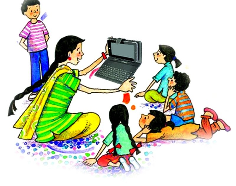 Tablet in the hands of Anganwadi supervisor in Nagpur district | नागपूर जिल्ह्यातील अंगणवाडी पर्यवेक्षिकेच्या हातात आले टॅबलेट