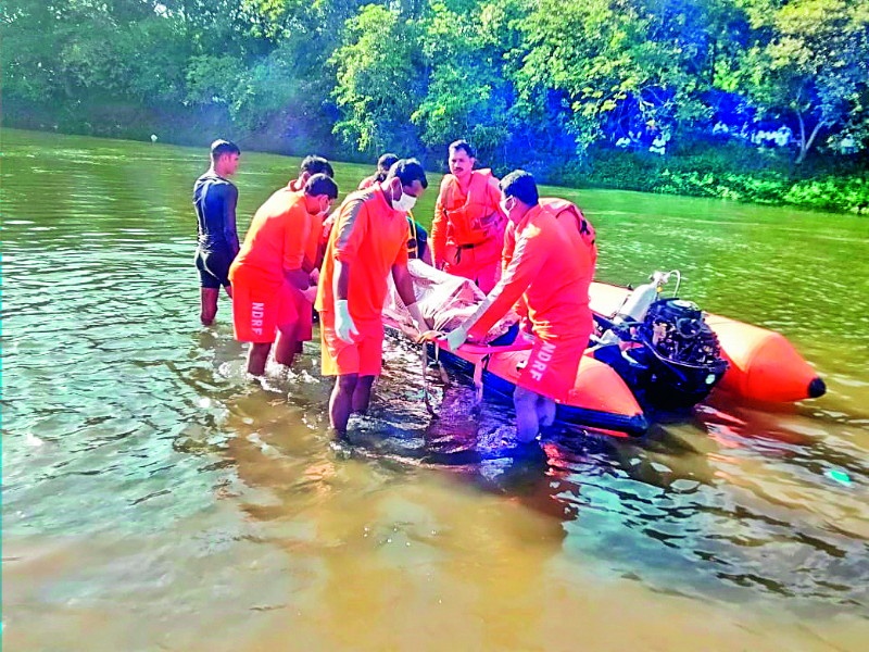 The all three children dead bodies found in the Meena river | आंबेगाव तालुक्यातील मीना नदीत बुडालेल्या तीनही मुलांचे मृतदेह सापडले