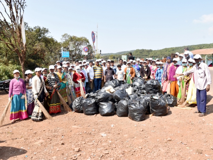 Collect three tons of garbage from Mahabaleshwar Hill Station | महाबळेश्वर हिल स्टेशनवरुन तीन टन कचरा गोळा